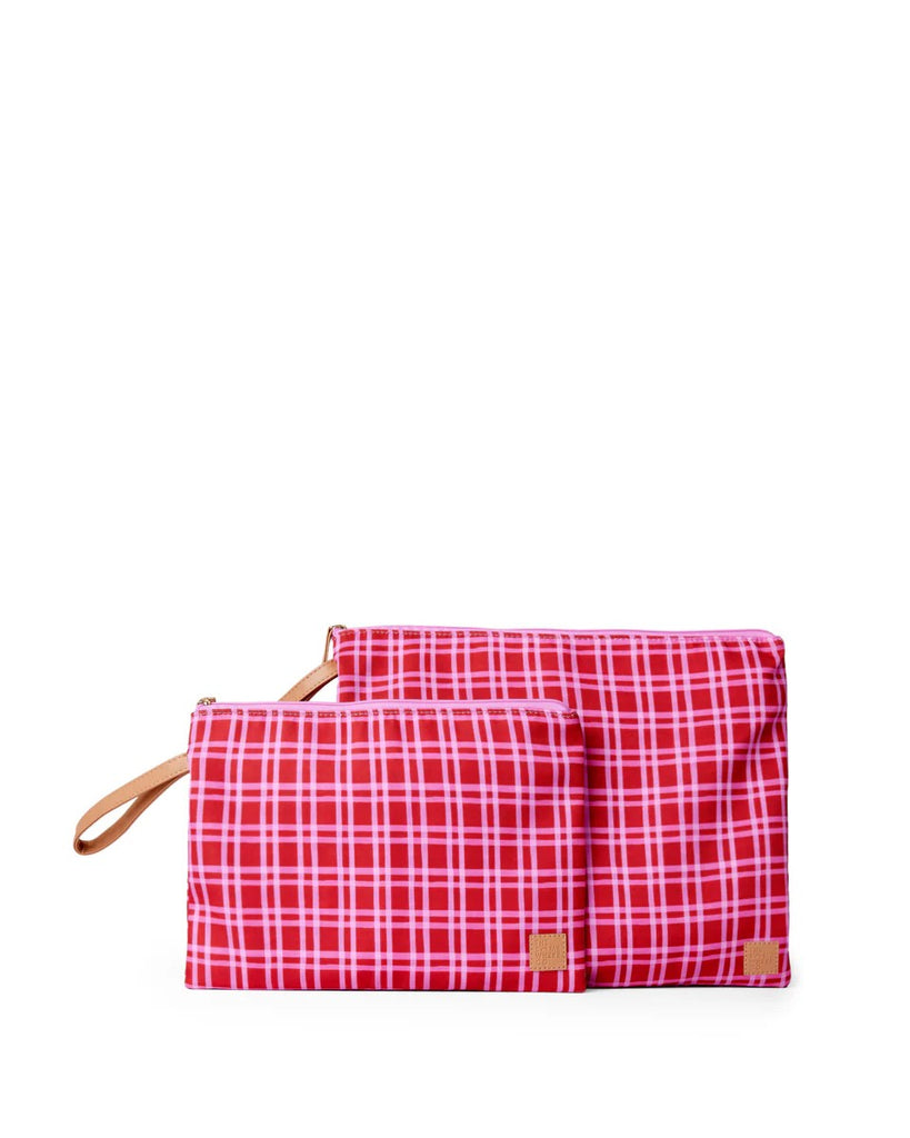 THE SOMEWHERE CO. LARGE WET BAG - RASPBERRY LEMONADE