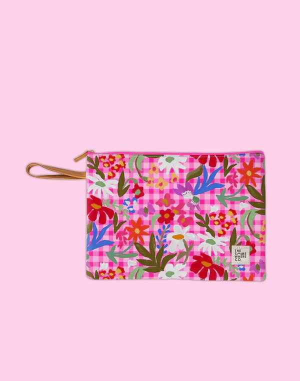 THE SOMEWHERE CO. WET BAG - FLOWERBURST