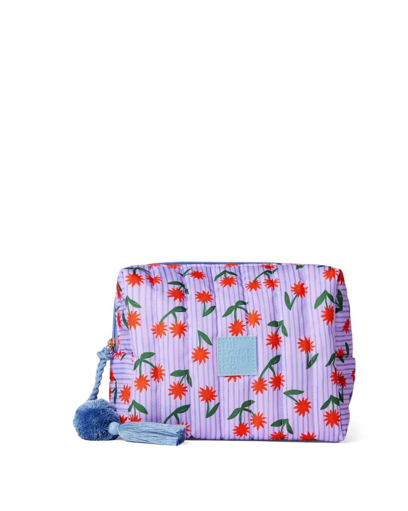 THE SOMEWHERE CO. COSMETIC CASE - SUNBURST