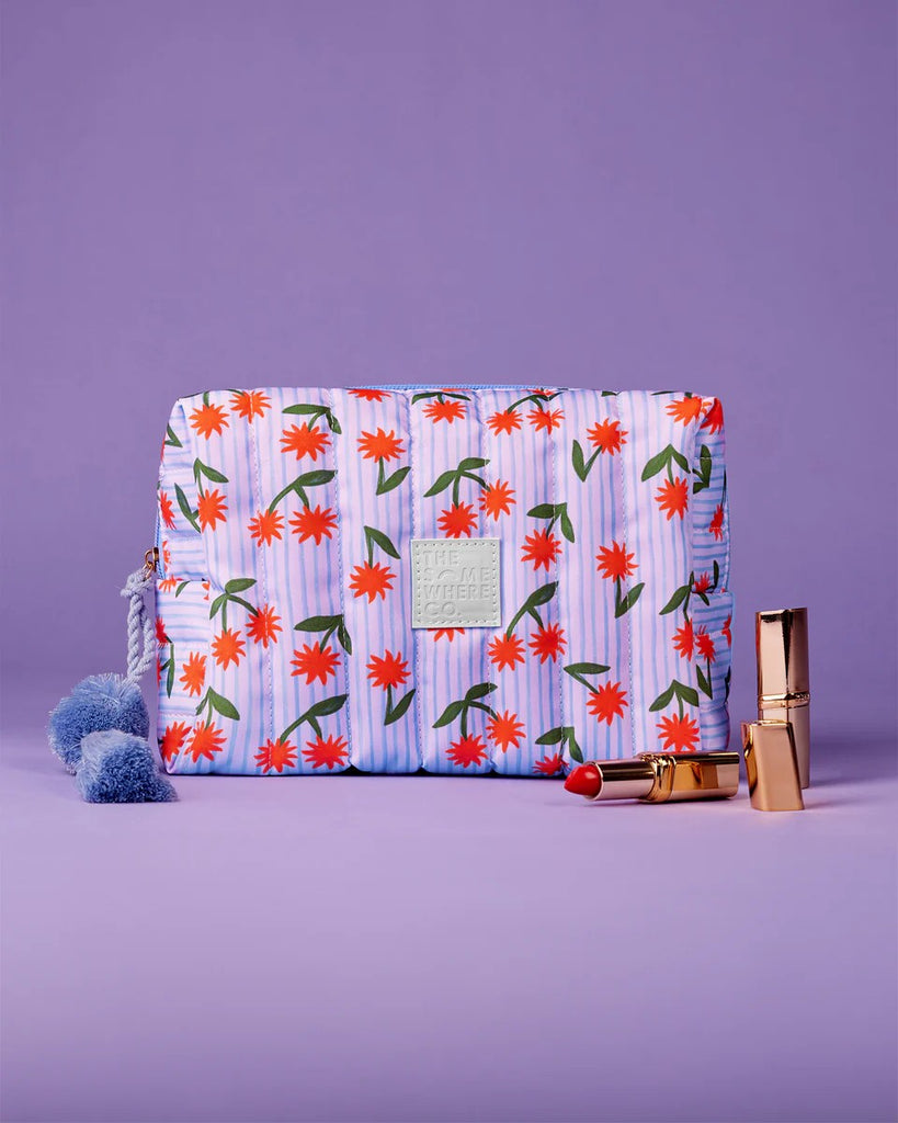 THE SOMEWHERE CO. COSMETIC CASE - SUNBURST