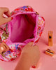 THE SOMEWHERE CO. COSMETIC BAG - FLOWERBURST