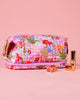 THE SOMEWHERE CO. COSMETIC BAG - FLOWERBURST