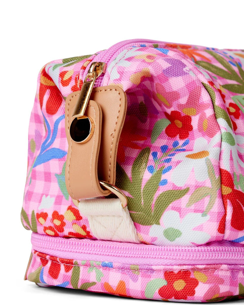 THE SOMEWHERE CO. COSMETIC BAG - FLOWERBURST