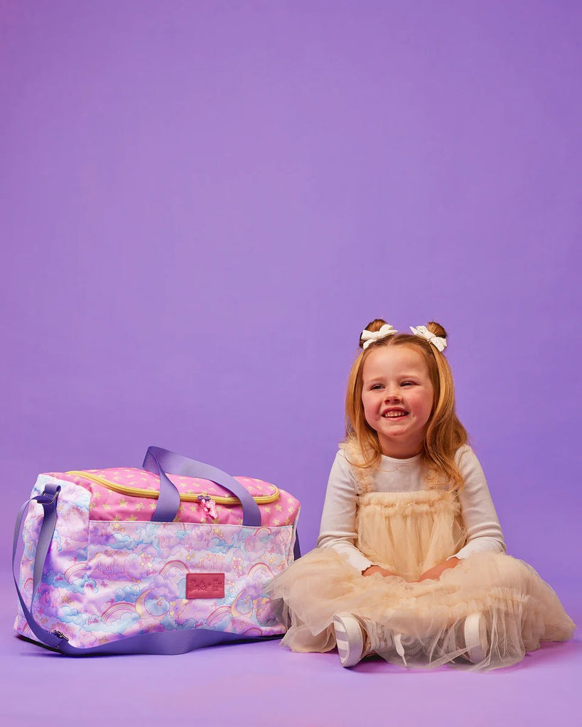 THE SOMEWHERE CO. MINI DUFFLE BAG - BARBIE UNICORN FANTASY