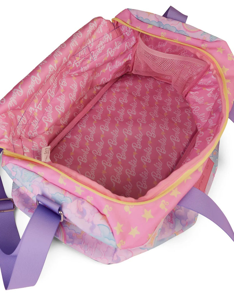 THE SOMEWHERE CO. MINI DUFFLE BAG - BARBIE UNICORN FANTASY