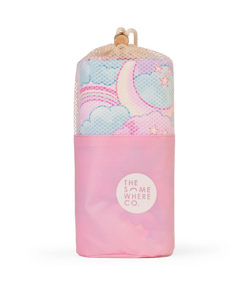 THE SOMEWHERE CO. MINI QUICK DRY TOWEL - BARBIE UNICORN FANTASY