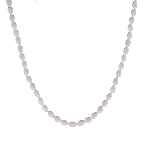 Sybella Rizj SYBELLA ELKE RICE PEARL NECKLACE - RHODIUM CLASP– The Magic Pudding ...
