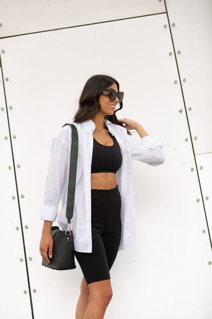 STRAP THE LABEL - STRAP GREEN AND NUDE SNAKE SMALL